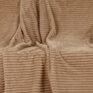 Prikrývka, prehozy na posteľ - Plyšová prikrývka 150x200 Matex Caramel Diuna