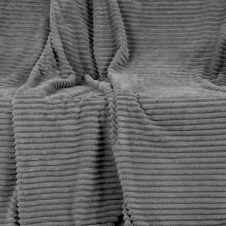 Prikrývka, prehozy na posteľ - Plyšová deka 150x200 Dune šedá Matex