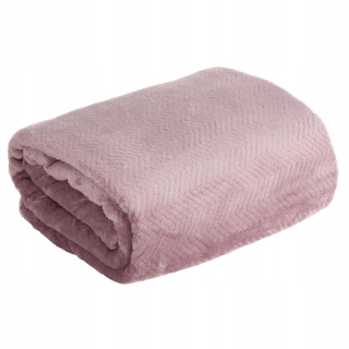 Prikrývka, prehozy na posteľ - Plyšová prikrývka 70x160 Cindy 5 Heather Eurofirany