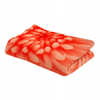Prikrývka, prehozy na posteľ - 3d polárna prikrývka Orange 150x200 cm výstup