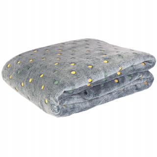 Prikrývka, prehozy na posteľ - Dot prikrývka 150x200 s mikrovláknou posteľou Malachit