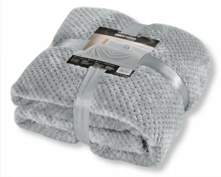 Prikrývka, prehozy na posteľ - Prikrývka na mikrovlákno 70x150 Henry Steel 70x150