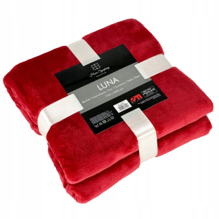 Prikrývka, prehozy na posteľ - Luna Raspberry Microfibre prikrývka 150x200 cm