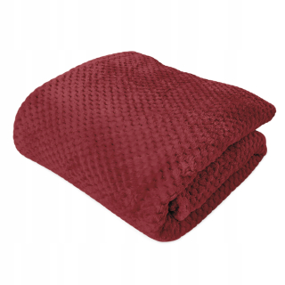 Prikrývka, prehozy na posteľ - Prikrývka Jacquard Amorro/Bordo/200x220