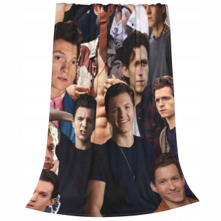 Prikrývka, prehozy na posteľ - Prikrývky Tom Holland Collage Flanel prikrývka Film New