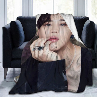 Prikrývka, prehozy na posteľ - BTS Jimin spí a stresová prikrývka