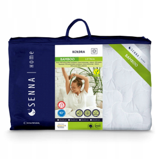 Prikrývka na spanie - Cait 155x200 Summer bambus antiallergia biela