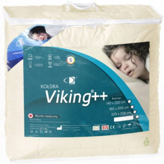 Prikrývka na spanie - 160x200 AMW Viking+ Creamy Medical 1200G Quilt