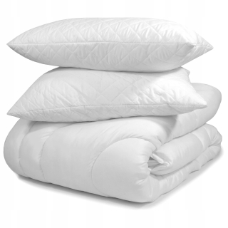 Prikrývka na spanie - 180 x 200 prikrývok rok -round a 2 vankúše 70x80