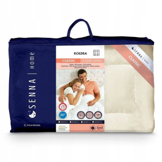 Prikrývka na spanie - Cait 200x220 Classic 4 Seasons Creamy