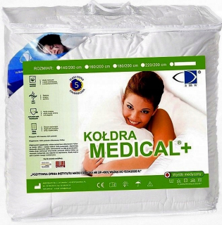 Prikrývka na spanie - Medical 160x200 antialergická prikrývka rok -