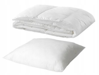 Prikrývka na spanie - Prikrývka Ikea Silvertopp 150x200 a vankúš 50x60