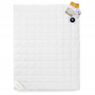 Prikrývka na spanie - Exkluzívna základná prikrývka BASIC+ biela 180x200