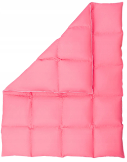 Prikrývka na spanie - Prikrývka polotrasená ružová farba 140x200 1,2 kg