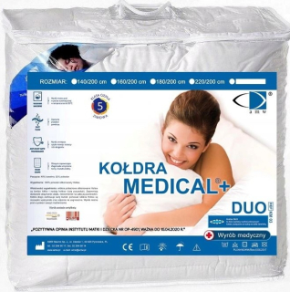 Prikrývka na spanie - Zimné prikrývky Medical Duo 160x200 Teplé na zimu