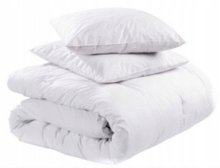 Prikrývka na spanie - Anti -allergická prikrývka 160x200 2 vankúše 70x80 Med