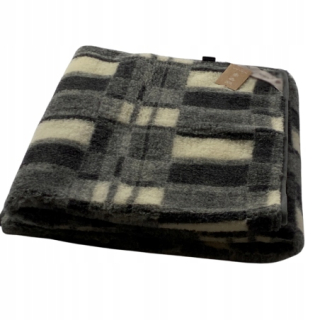 Prikrývka na spanie - Merynos vlnená prikrývka 140x200 Dark Grille