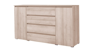 Komoda do detskej izby - Kúzačka 2d4s C6 H.97x184x41 Coco Oak Sonoma