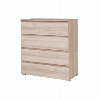 Komoda do detskej izby - Kúzačka 4S C4 H.97x92x41 Široký Coco Oak Sonoma