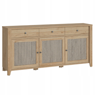 Komoda do študenskej izby - Kúzačka K06 3D3S Cestino Jackson Hickory