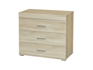 Komoda do detskej izby - Marino M-25 hrudník šírky šírky 80 cm zásuvky Sonoma Oak