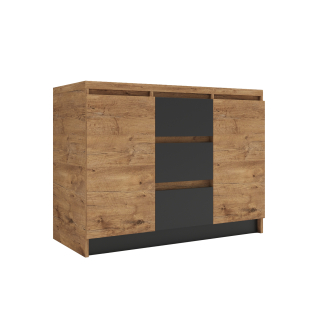Komoda do študenskej izby - Caultd Hruchu z zásuviek Porto 14 120 cm