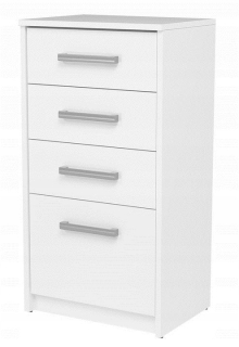 Komoda do detskej izby - Kúzačka Otis 4S 45x33xH85 biela