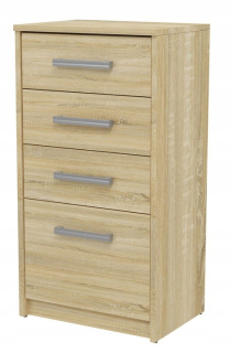 Komoda do detskej izby - Kúzačka Otis 4S 45x33xH85 Sonoma