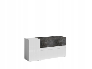 Komoda do detskej izby - Power Dresser a biely lesk / Schiefer