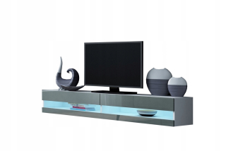 Toaletný stolík - RTV hrudník zásuviek Vigo New Gray A VG9 White / Grey Glys