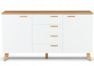 Komoda do detskej izby - Mojžišský kôš boho ručný - kvet