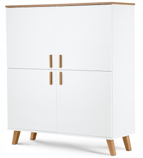 Komoda do detskej izby - Ikea Malm Bed Rám 2 Luröy Containers 120x200 cm