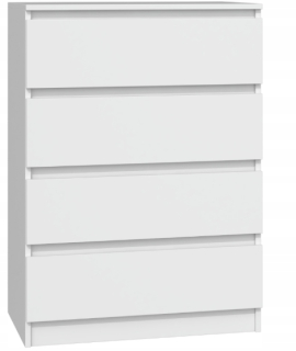 Komoda do detskej izby - Topeshop Malwa 70 x 40 x 97 cm biele komody