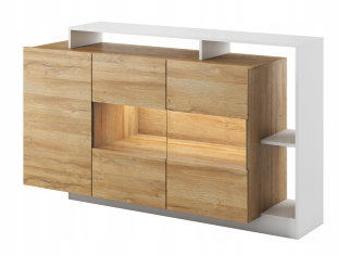 Komoda do detskej izby - Zásuvka Biała Art do miestnosti salón 155 cm
