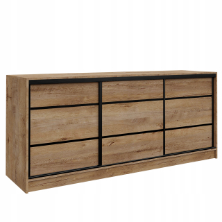 Komoda do študenskej izby - Lefkas Mini Oak hrudník zásuviek