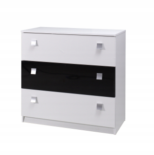 Komoda do detskej izby - Kufrík s malými zásuvkami spálňa miestnosť 92 cm lesk