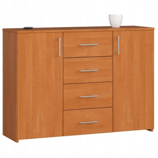 Komoda do študenskej izby - Moderná súlčka Dresser 110 2 Dvere 4 zásuvky