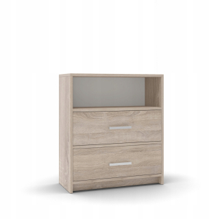 Komoda do detskej izby - Site, Sonoma Oak Color, 82,5x30,5x80 cm, tanier