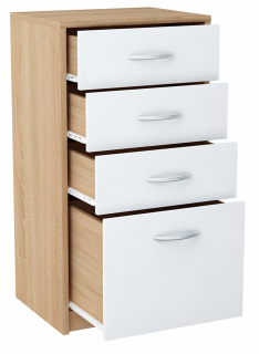 Komoda do obývačky - Ikea kallax 77 cm x 147 cm x 39 cm biela knižnica
