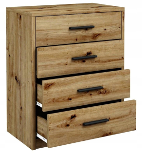 Komoda do obývačky - Zásuvka na skrinke Bodo 60 cm 4S Artisan 4 zásuvky