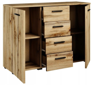 Komoda do obývačky - Čalúnená stolička Jill Velvet béžová velor