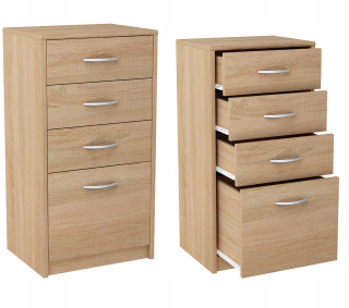 Komoda do študenskej izby - Drevená stena Rustikálne 50 cm