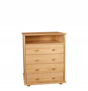 Komoda do detskej izby - Zásuvka Dresser Sosnowa 80/4S + Výrobca prestávka