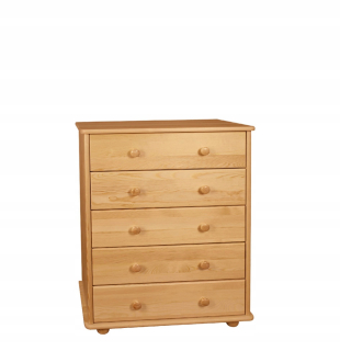 Komoda do detskej izby - Single Bed 200x90 Stars Pine +Drains