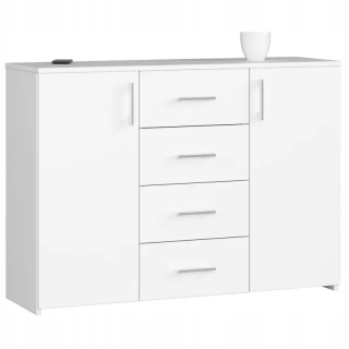 Komoda do študenskej izby - Západný posuvný šatník so zrkadlom 150 cm šatníka