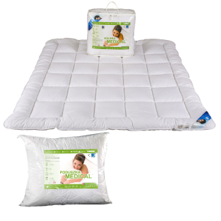 Prikrývka na spanie - Medical Set Medical 140x200 + vankúš 70x80