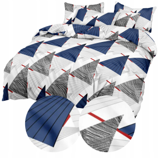 Kompletný set posteľných obliečok - Posteľná súprava 200x220 +2 vankúš 70x80