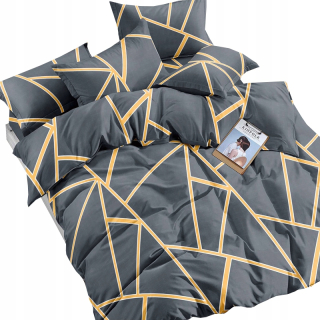 Kompletný set posteľných obliečok - Sada podstielky 200x220 bavlna 2x vankúš 70x80