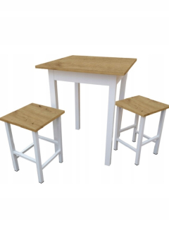 Kuchynský stôl - SET TABUĽKA 70X70 + 2X