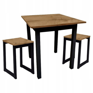Jedálenská zostava, set - SET TABUĽKA 80X60 +2X